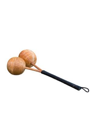 Doppelmarakas Rattan mit Stiel