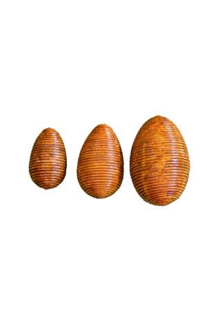 Rattan Egg Shaker Set
