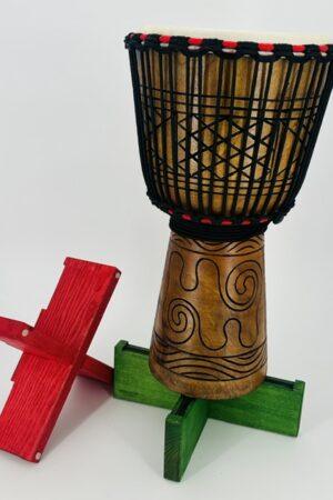 Djembé Fuss grün